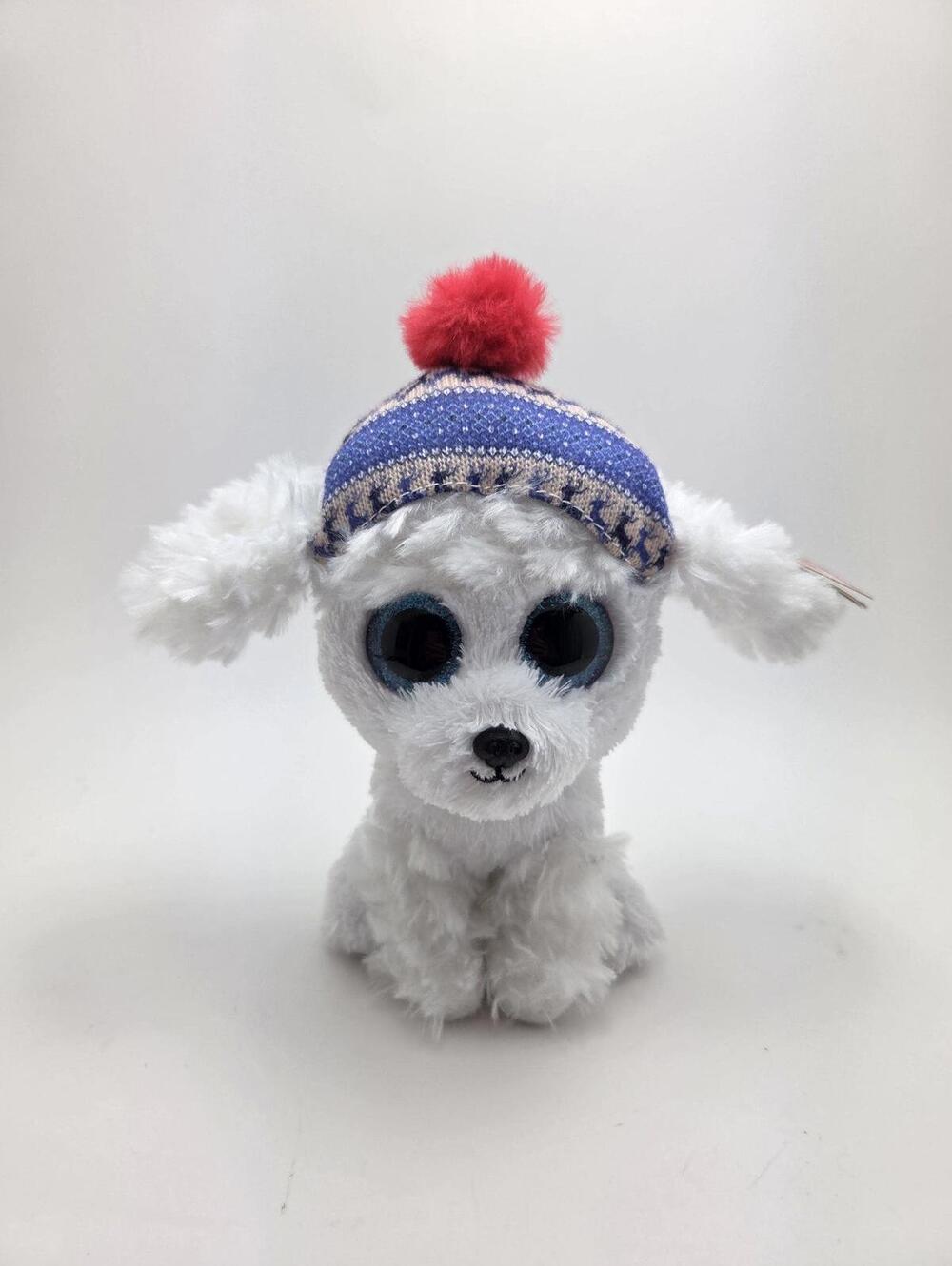 Ty Beanie Boo “Sleighbell” the Holiday Dog with Hat (6 inch)